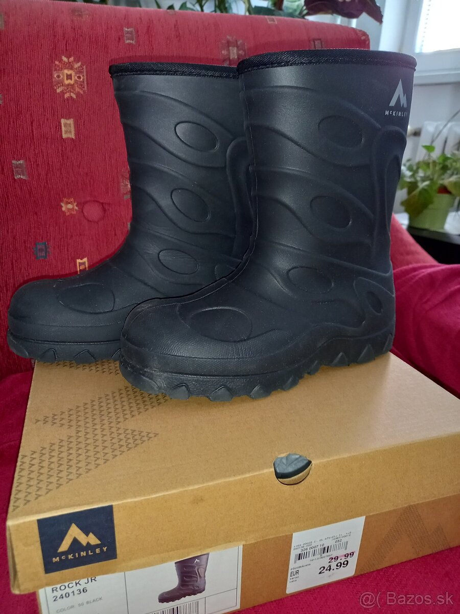 Detská zimná obuv - čižmičky McKINLEY Rock Winter Boots č.32 - 4