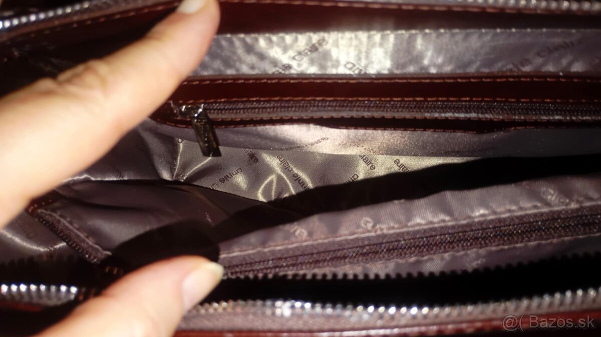 Predám koženú kabelku Annie Claire 30,-€ - 4