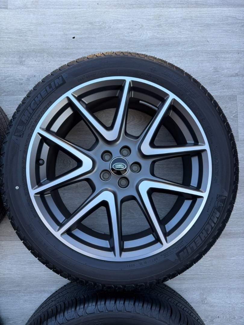 R21 ORIG.ALU KOLA LRRR VELAR 265/45/21 ZÁNOVNÍ - 4