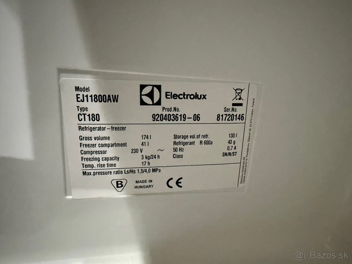 Predám chladničku Electrolux - 4