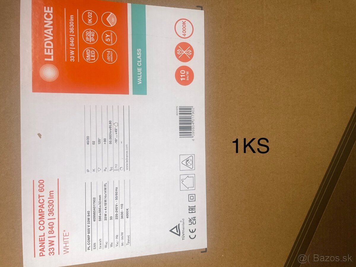 LED panel do kazetového stropu - 4