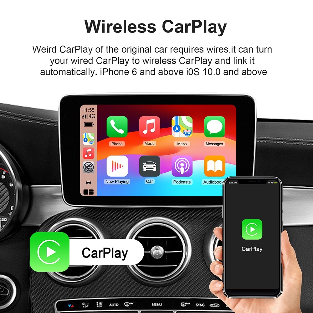 NetFlix, YouTube do auta - Bezdrôtový Carplay / Android Auto - 4