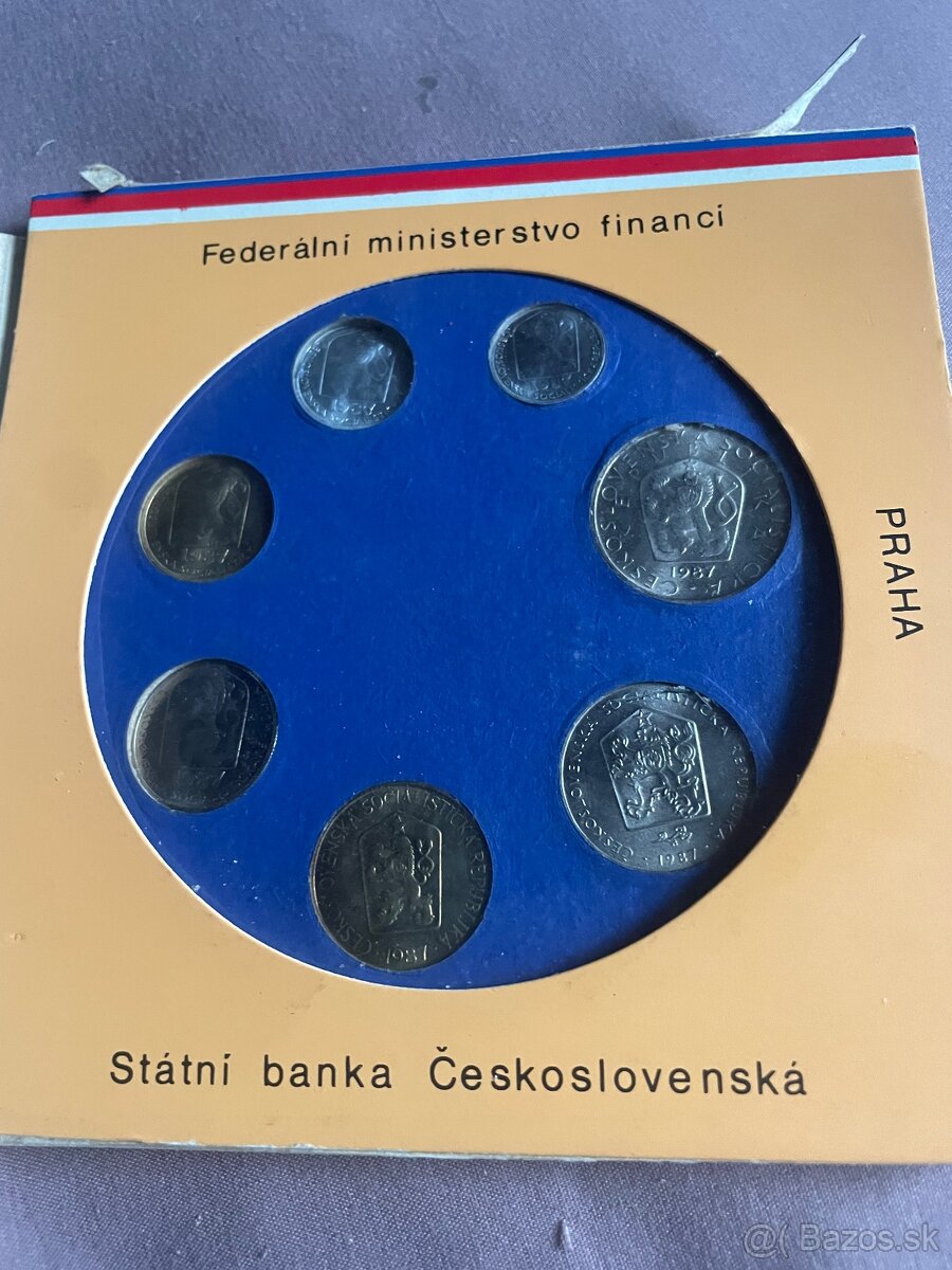 Sada obežných mincí 1987 - 4