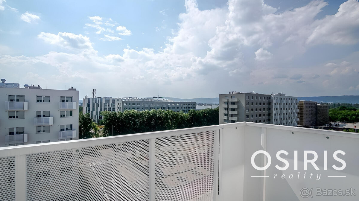 Na prenájom zariadený 2i byt s balkónom v novostavbe 2023, O - 4