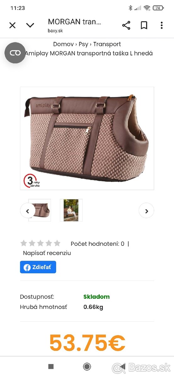 Transportná taška pre psíka - 4