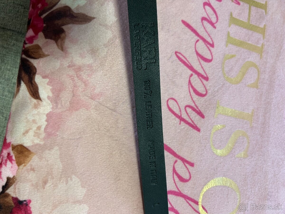 Opasok kožený Lagerfeld - 4