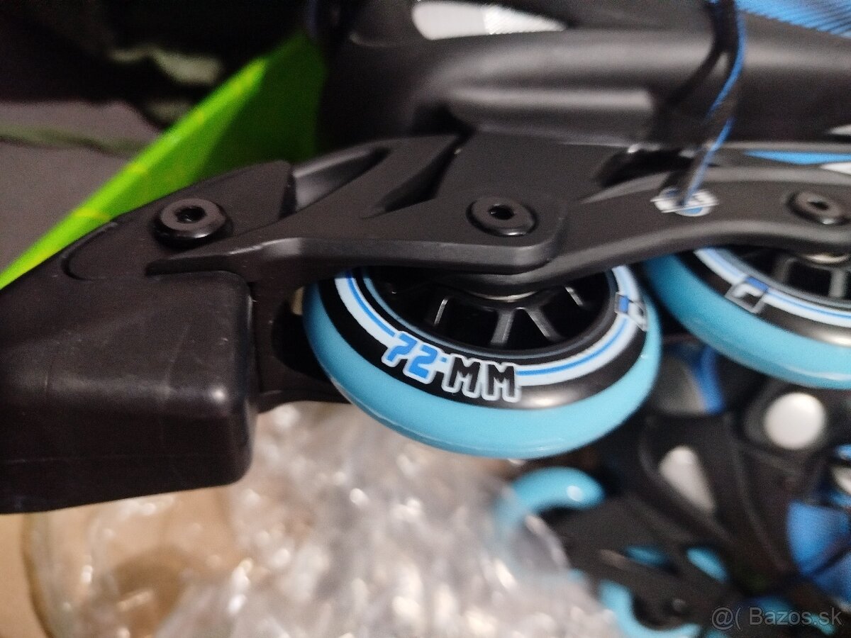 Detské chlapčenské kolieskové korčule inline36-40 - 4