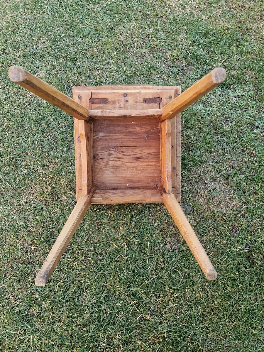 Drevené sedenie retro - 4