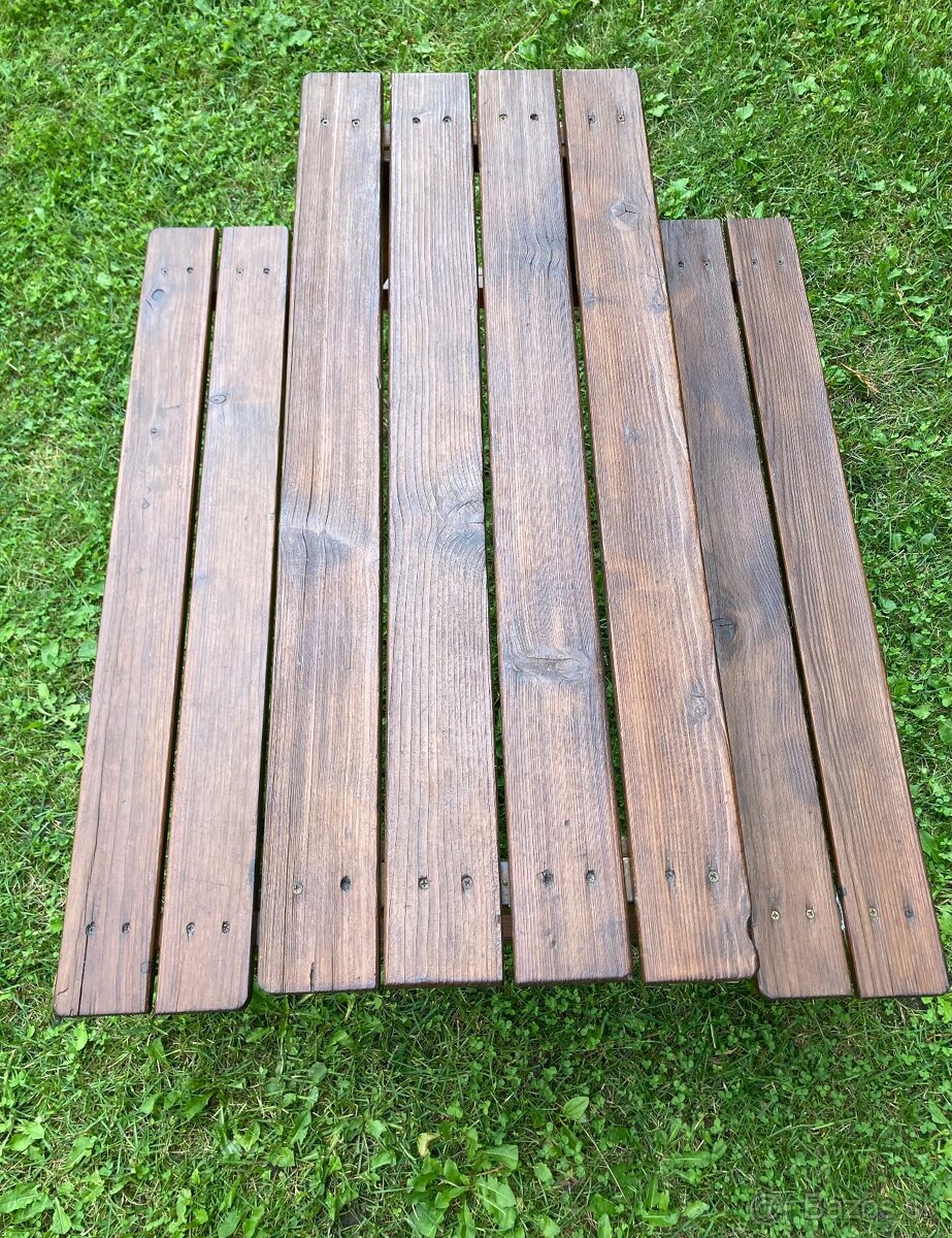 Záhradný stôl pre deti / lavice - 4