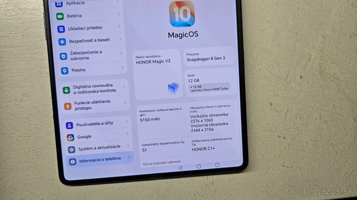 Honor Magic V3 512GB - aj vymením - 4