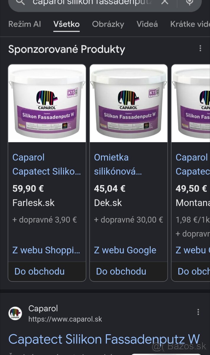 Fasadna silikonova omietka Caparol - 4