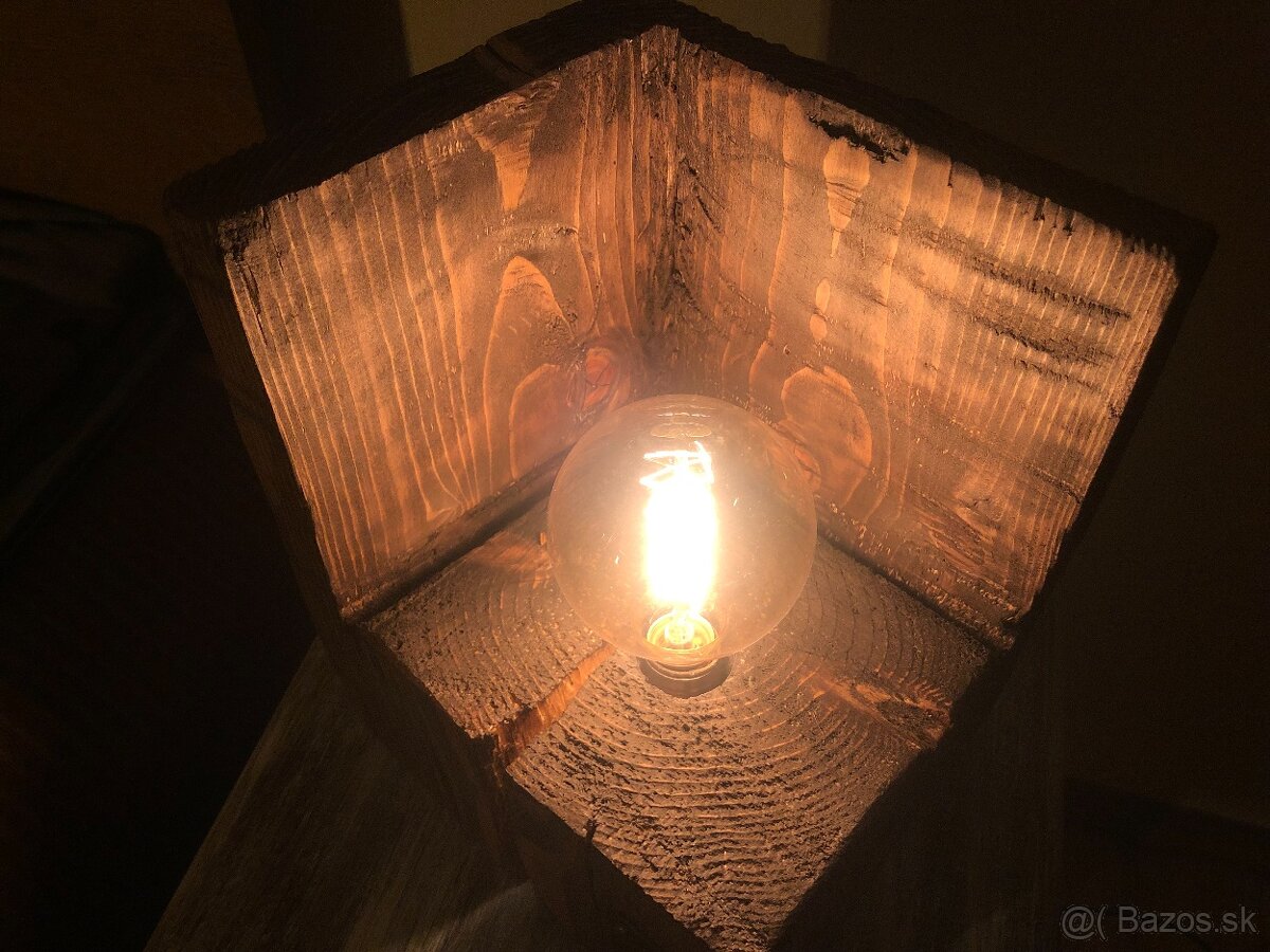 Lampy drevené pne - kus lesa u vás doma - 4