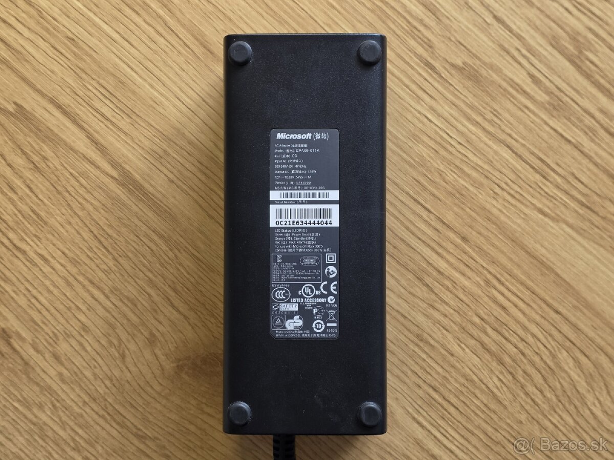 Originál napájací adaptér na Xbox 360 Slim - 4