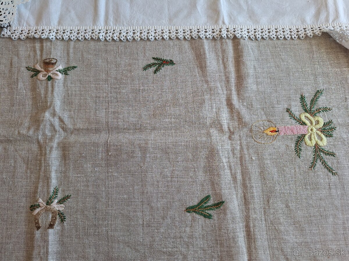 Vianočné prestieranie, adventné dekorácie, aranžovanie - 4