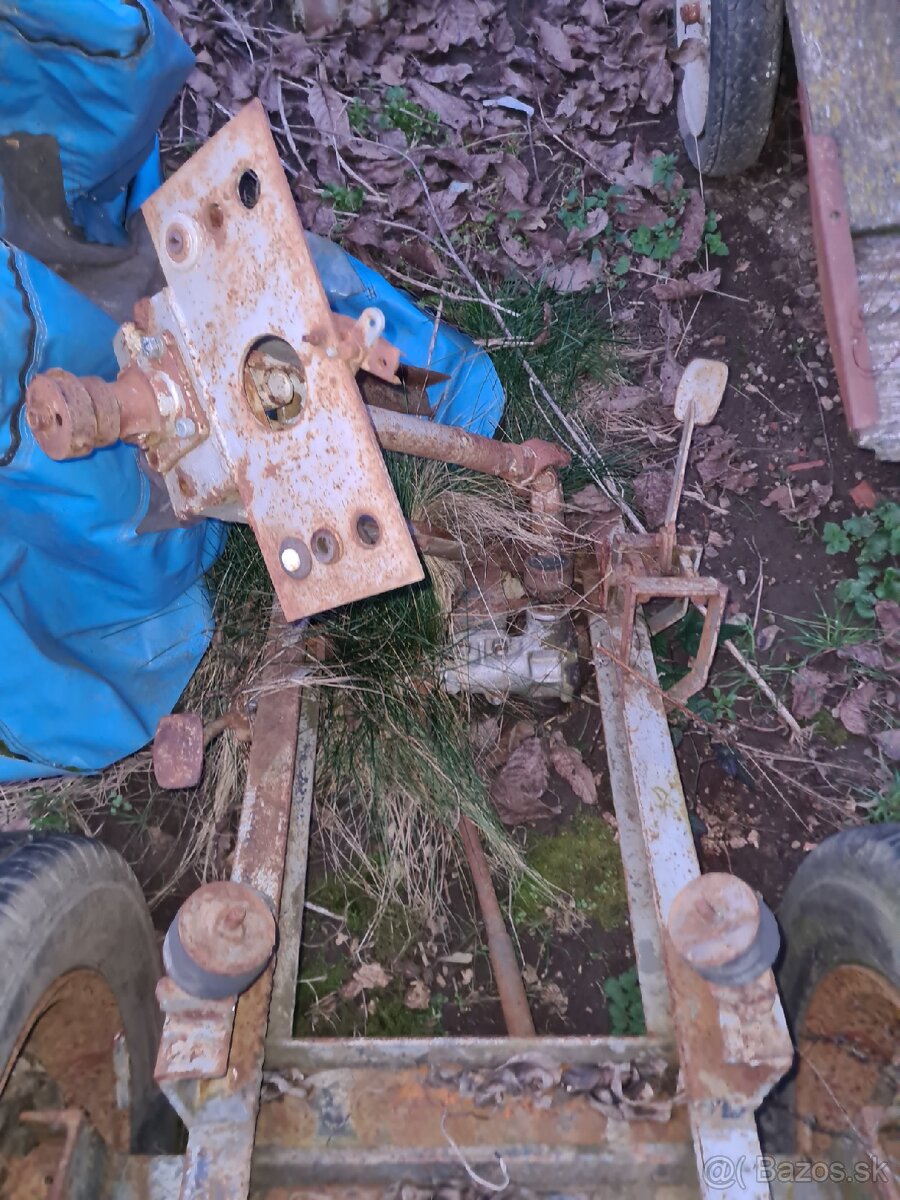 Predám prednú nápravu na malotraktor - 4