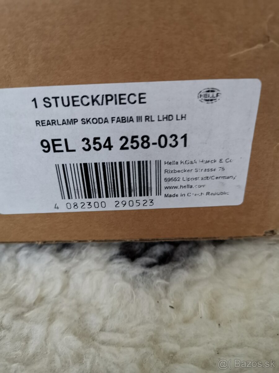 Škoda Fabia 2 zadné svetlá - 4