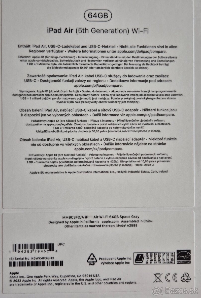 iPad Air 5 (2022) 10.9 - 4