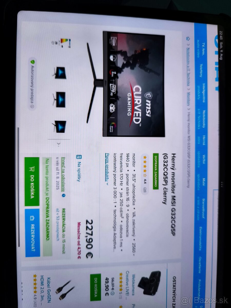 MSI 32" G32CQ5P - 4
