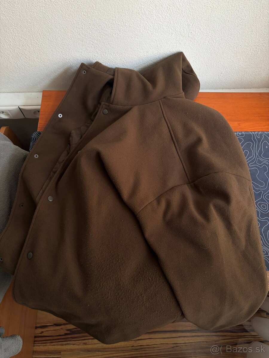 Hnedý kabát ASOS DESIGN - 4