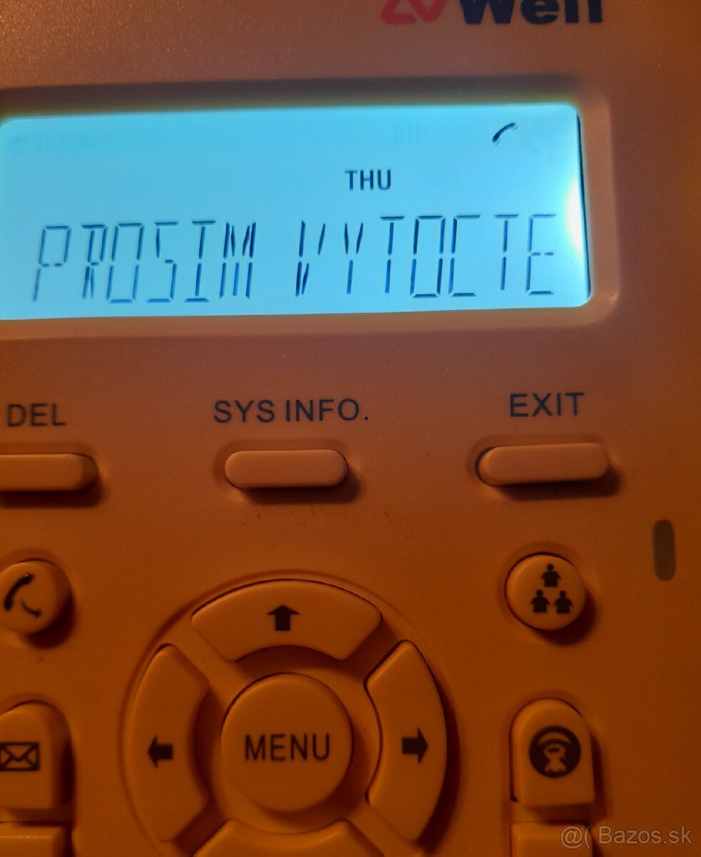 IP, ADSL, WIFI - Telefón Well 3170IB Antik - 4