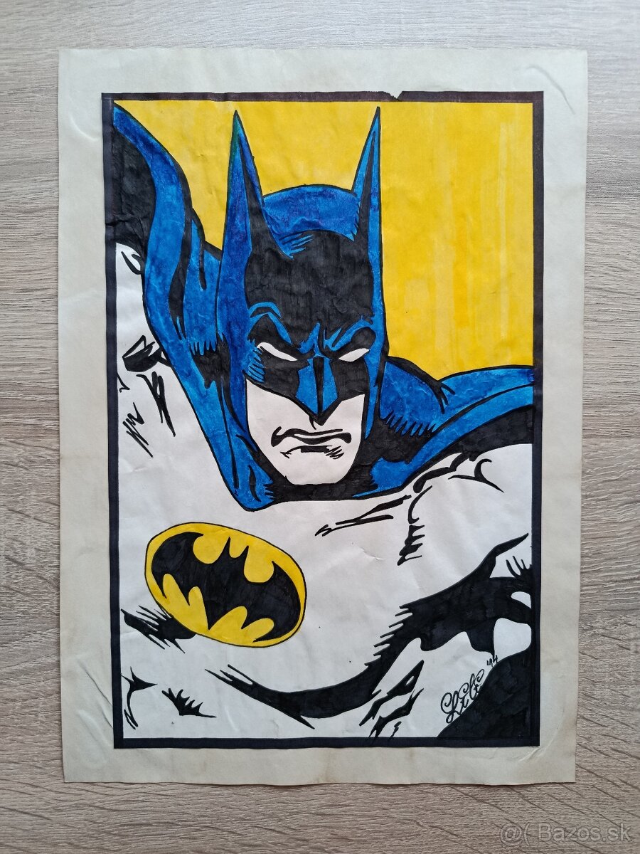 DC Comics a Marvel Comics ručné kresby v RETRO štýle - 4