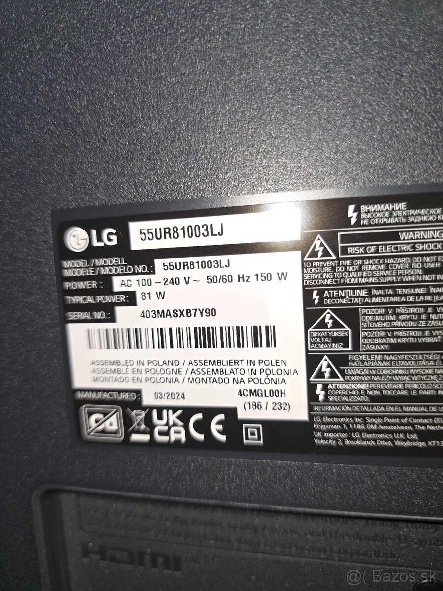 LG 55UR81003LJ - 4