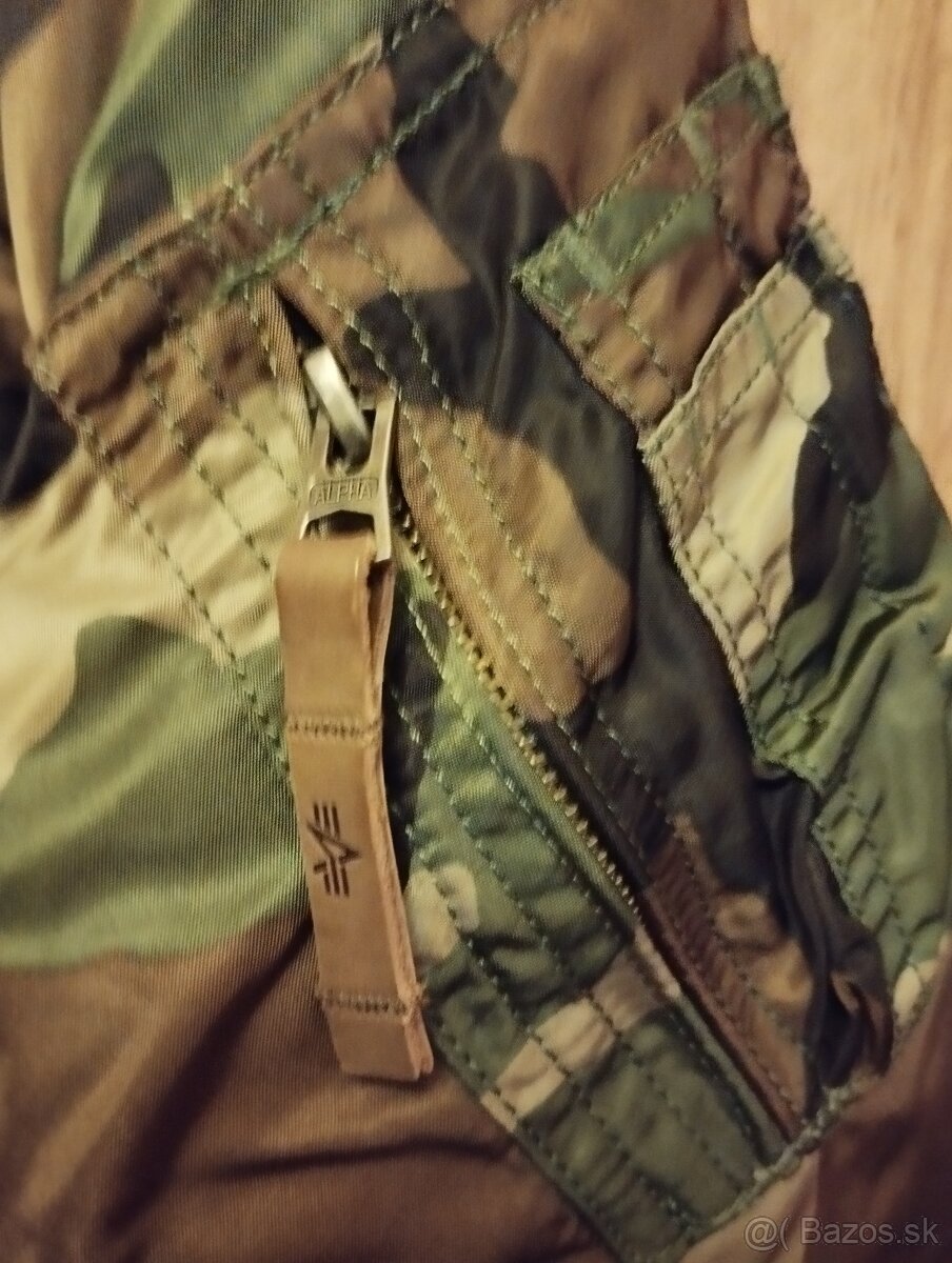 Predám bombera maskač ALPHA INDUSTRIES - 4