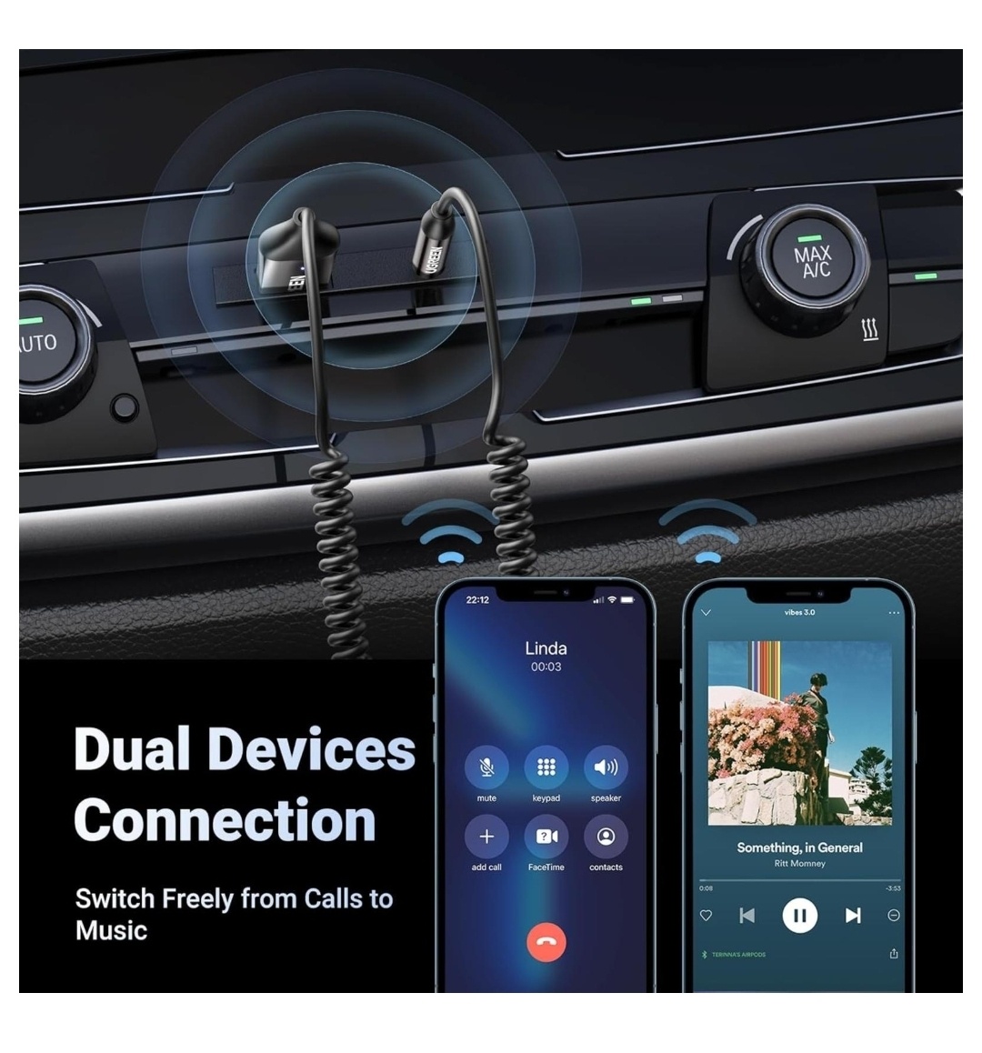 Bluetooth audio adaptér UGREEN - 4