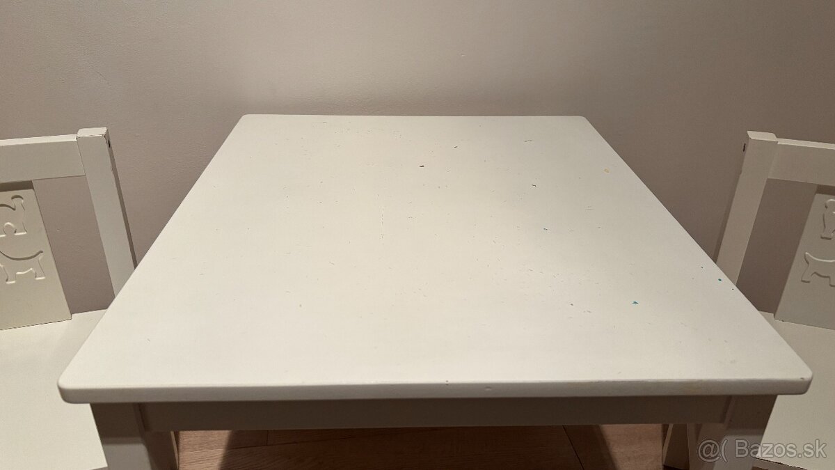 IKEA KRITTER Detský set stolík + 2 stoličky - 4