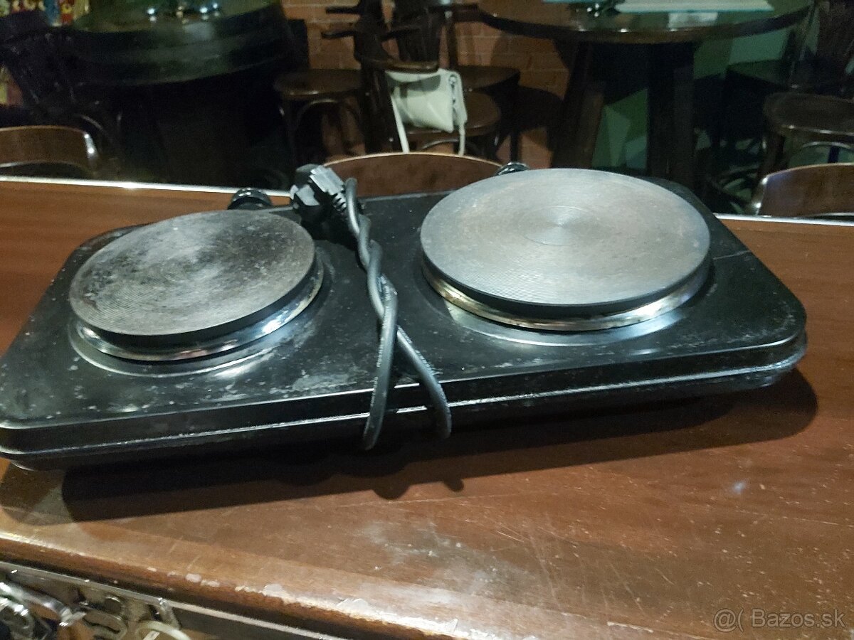 Elektrická dvojplatnička-sporák zn.Sencor - 4