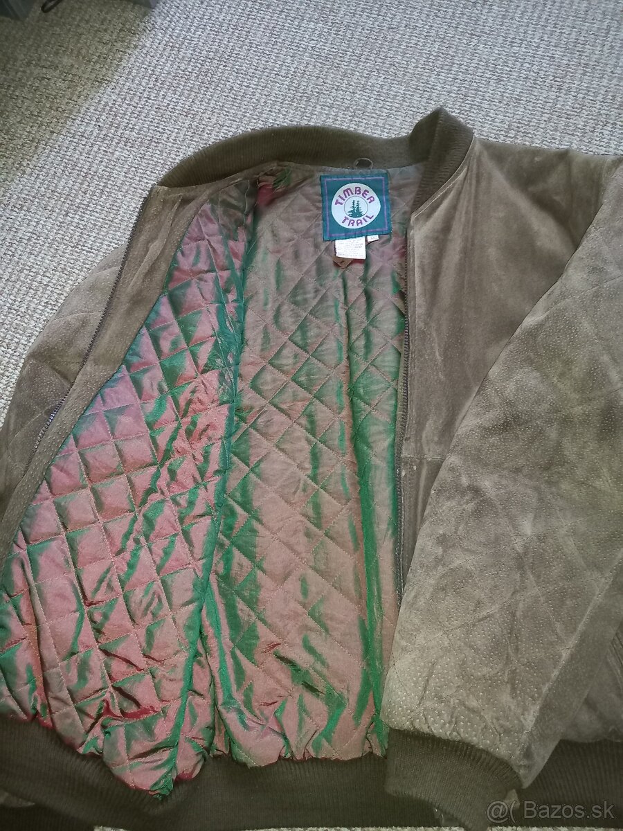 Pánska kožená bunda veľ. M - 4