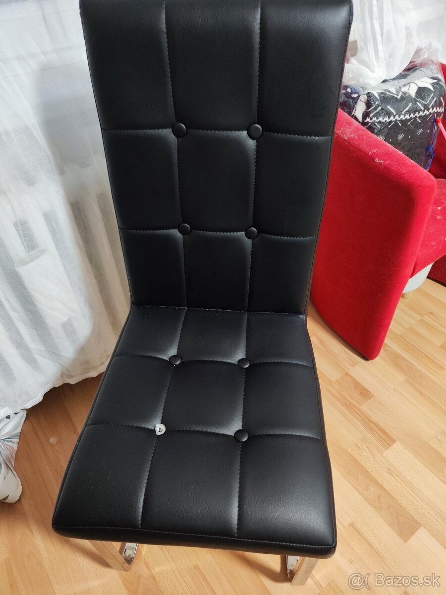 Štyri koženkové stoličky - 4