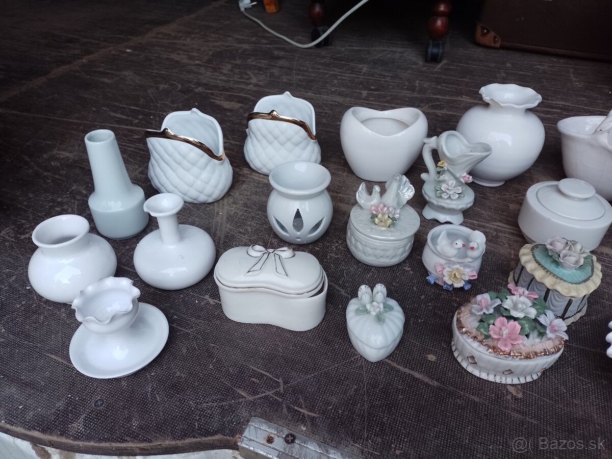 Mix porcelan,hutne sklo - 4