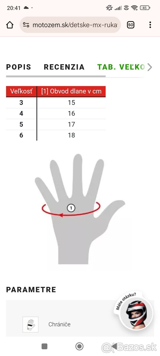 Detské motorukavice Zn.Pilot - 4