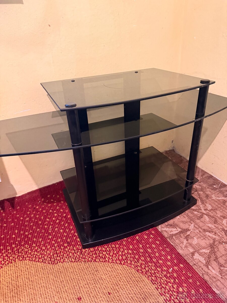 Konferencny stolik tmave sklo - 4