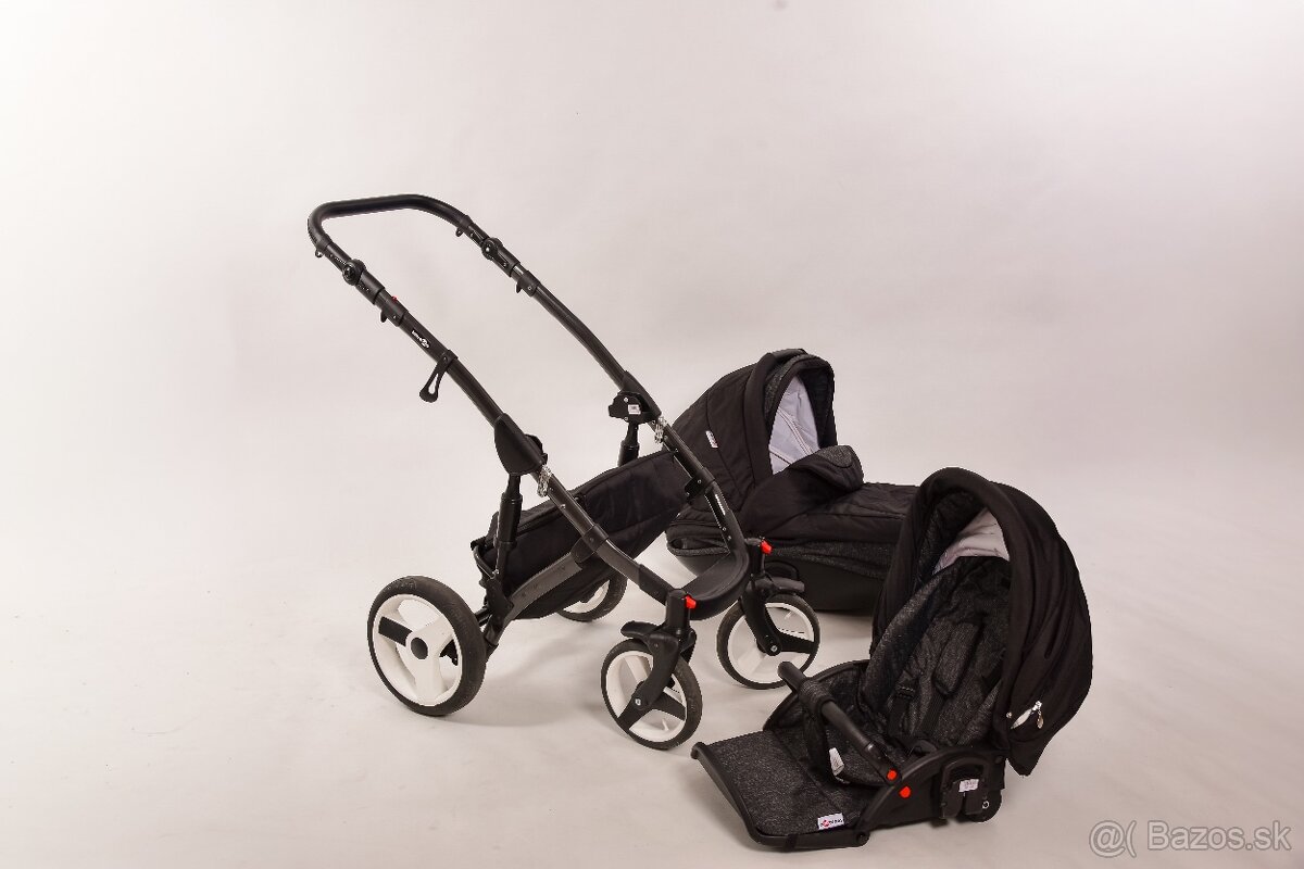 Touragoo adventure plus gel black melange 2v1 - 4