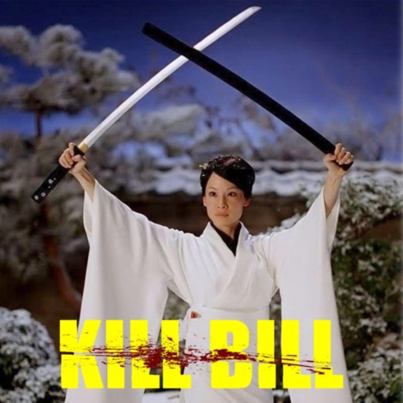 Katana KILL BILL ORen Ishii - replika +podpisy Tarantino - 4