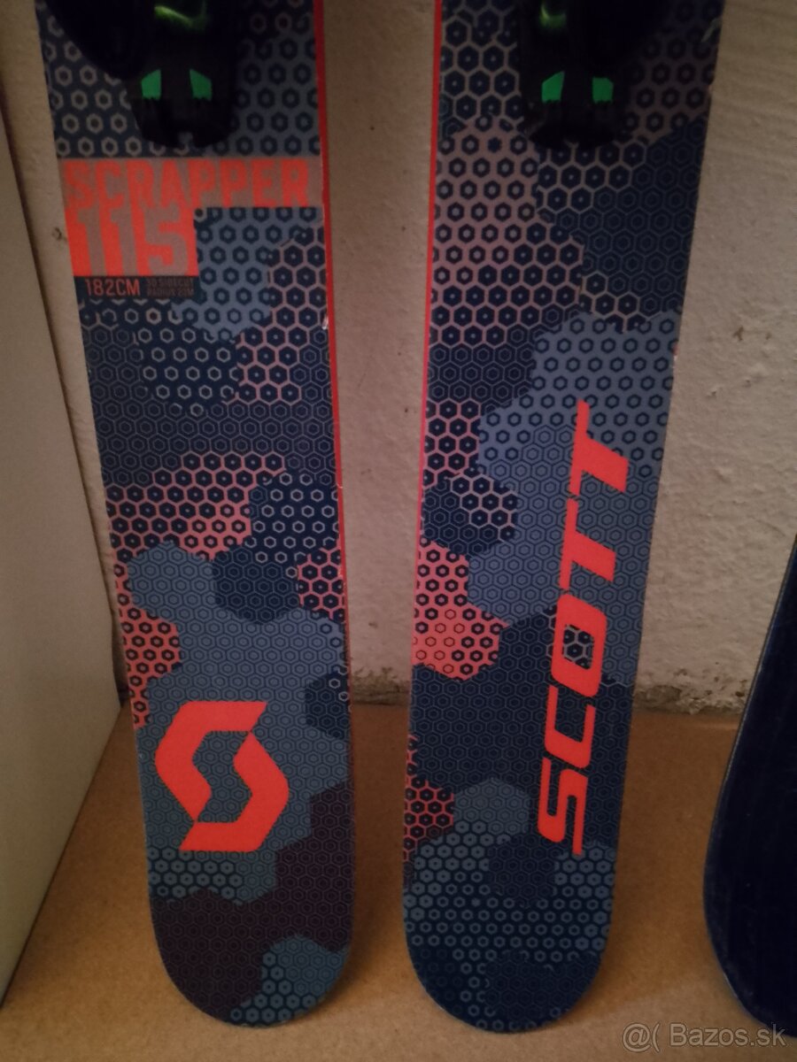 freeride lyze SCOTT Scrapper 182 cm a SALOMON Gun 188 cm - 4