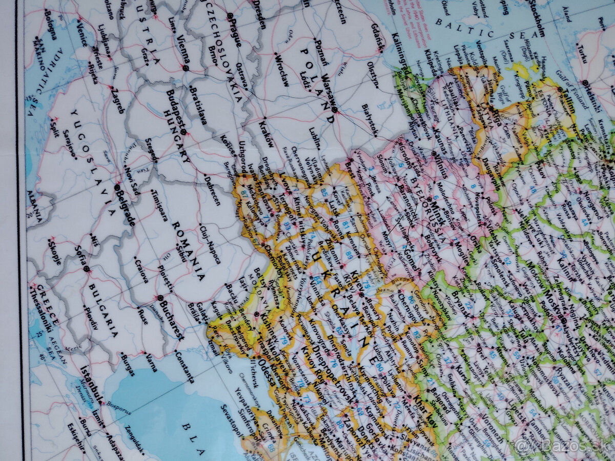 Predám mapu ZSSR - 4