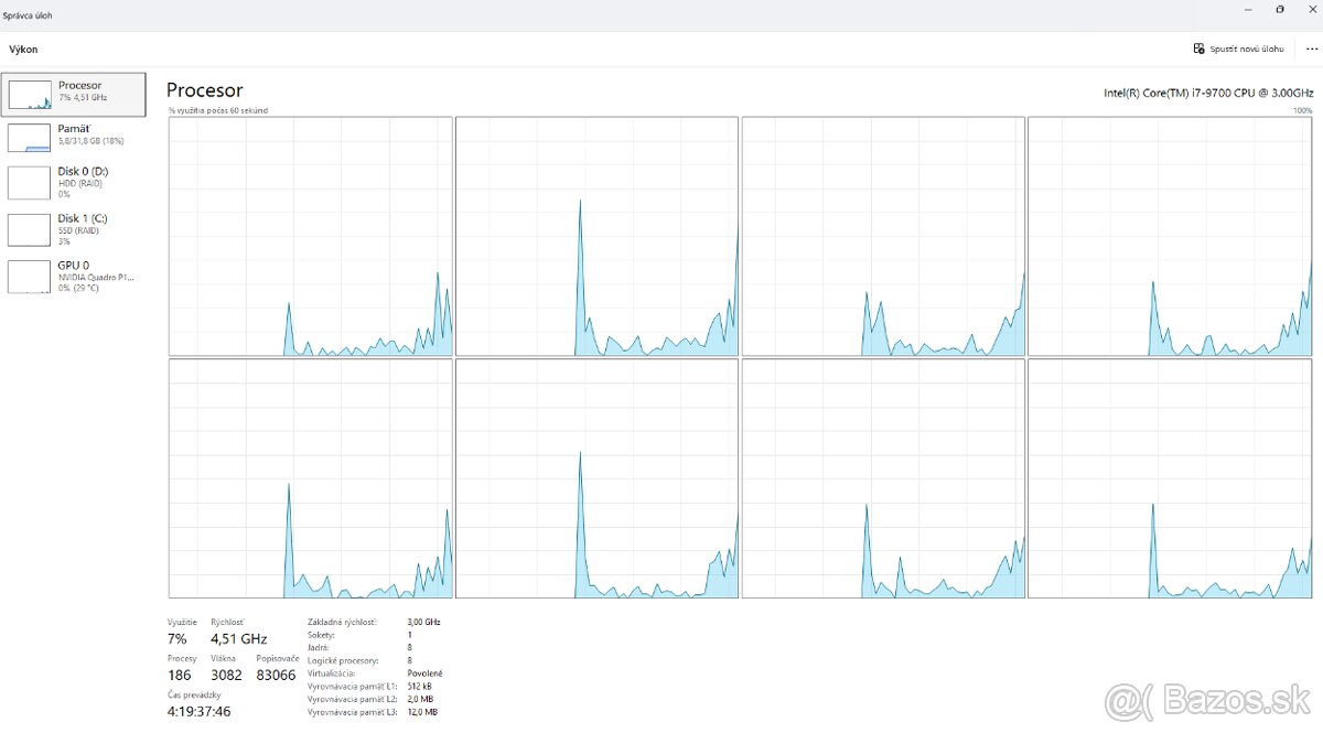 HP Z2 Tower G4 Workstation – i7 / 32 GB RAM / Quadro P1000 - 4