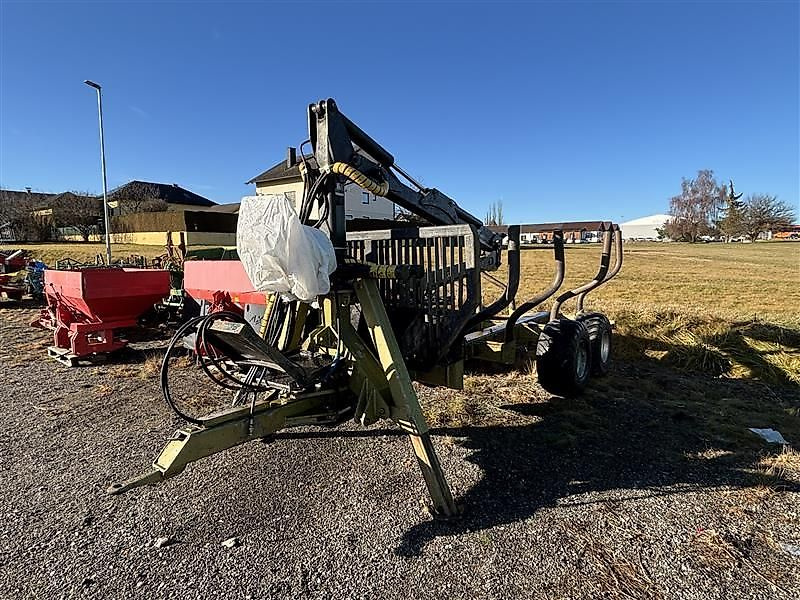 Lesný príves Holzknecht s hydraulickou rukou 6,3 m, r. 2004 - 4