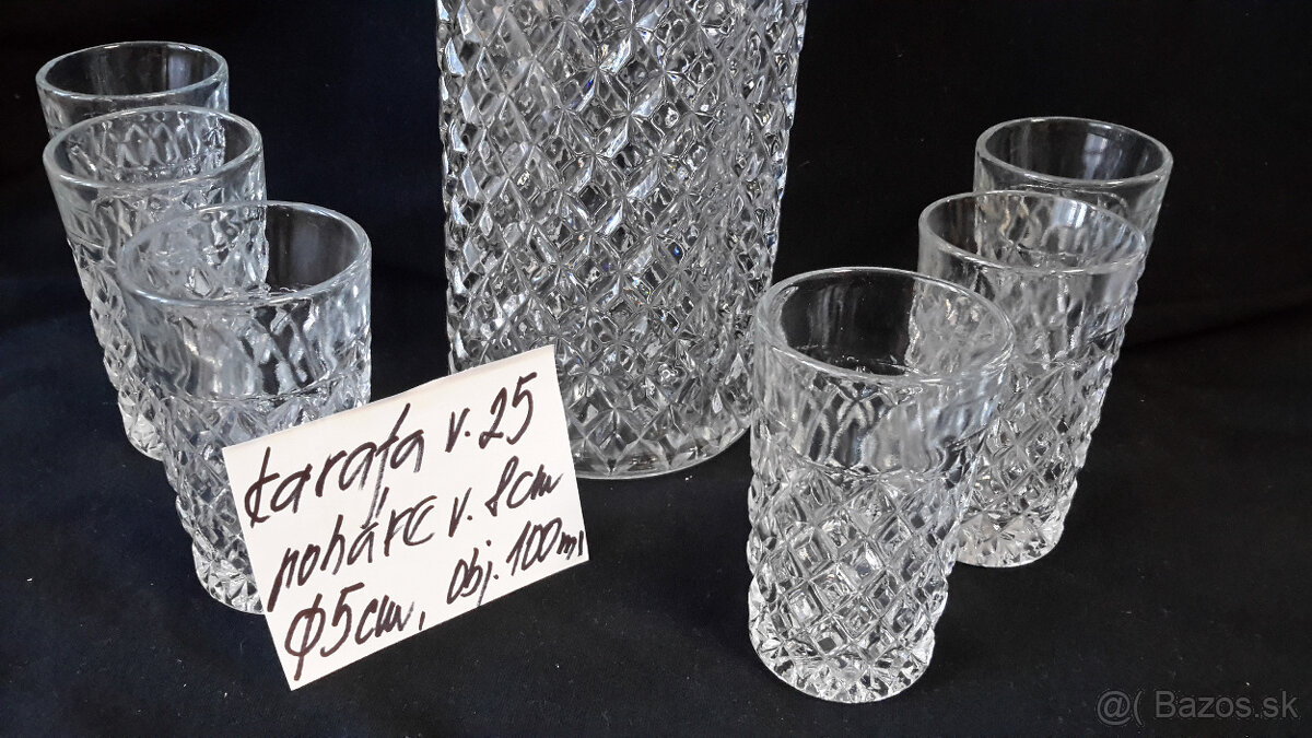 retro sada na whisky 1 + 6 top stav - 4