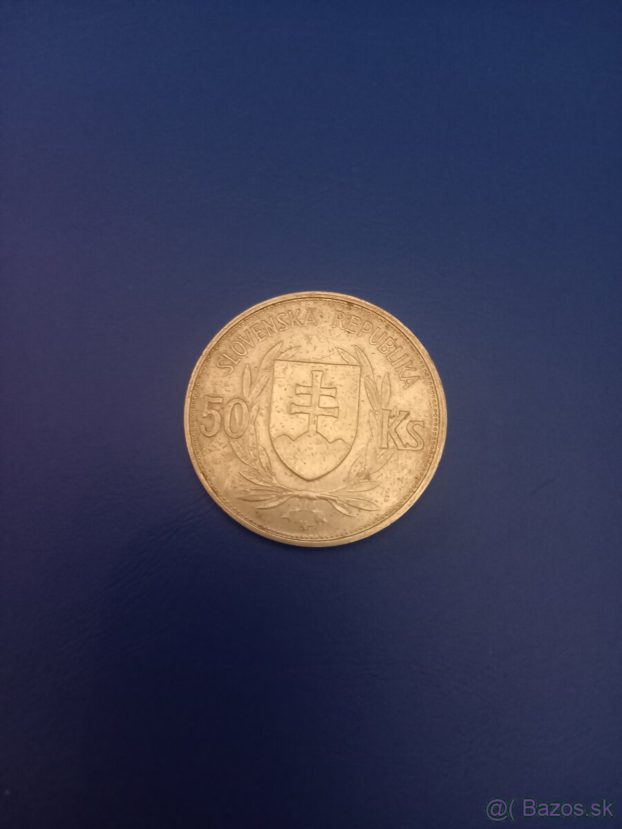 Strieborná minca J.Tiso 1944 - 4