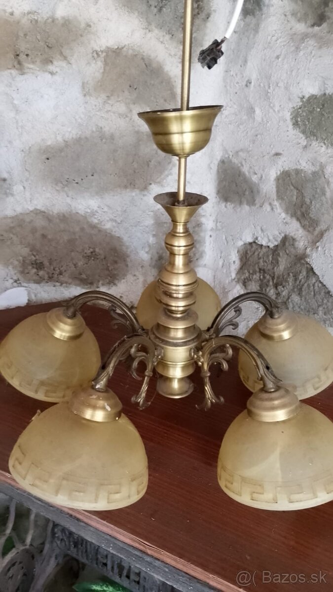 Mosadzný luster - 4