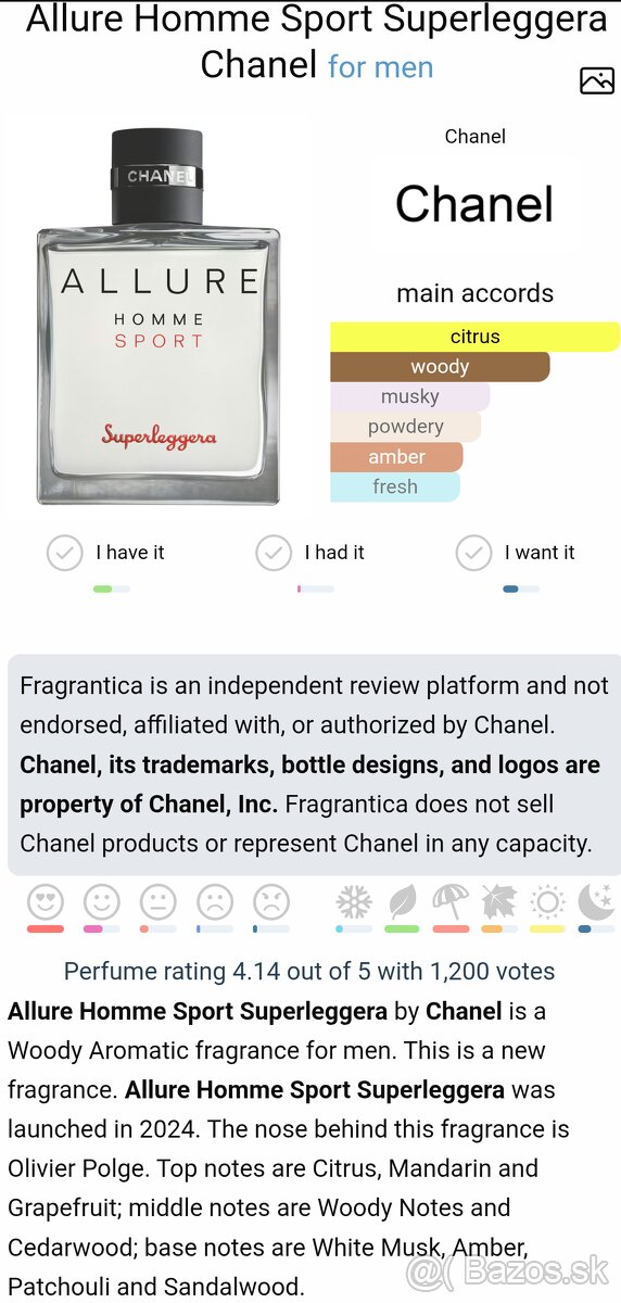 Chanel Allure Homme Sport Superleggera parfém - 4