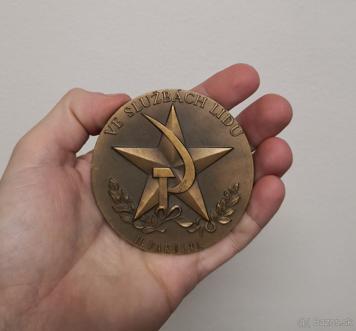 Plaketa - vysoká škola SNB - II fakulta - 4