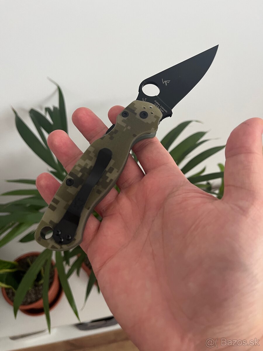 Zatvárací nôž Para Military 2 čierna čepeľ - 4
