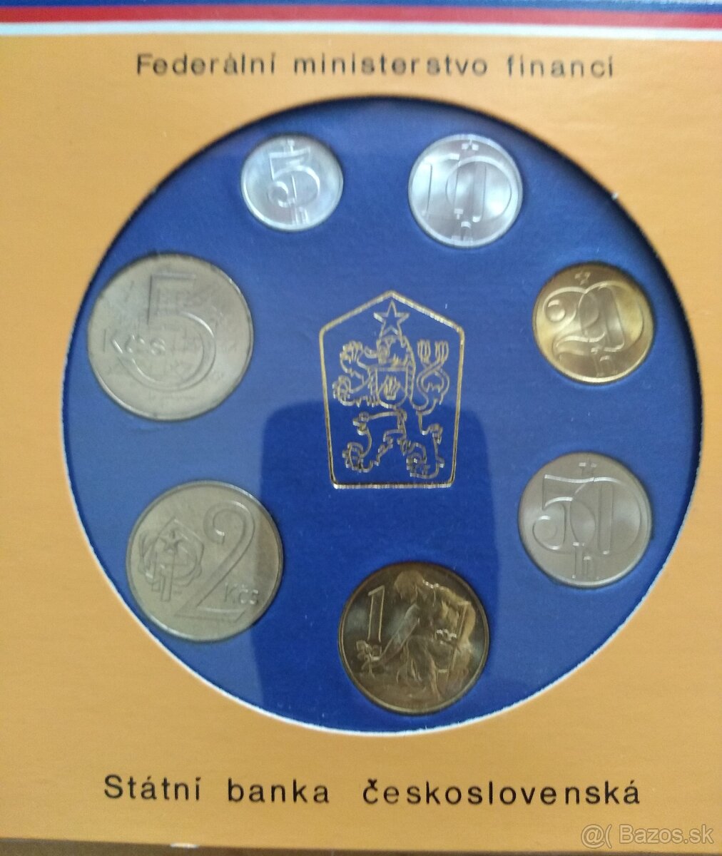 Sady mincí 1989KČS, 1990KČS a 1993KČ - 4