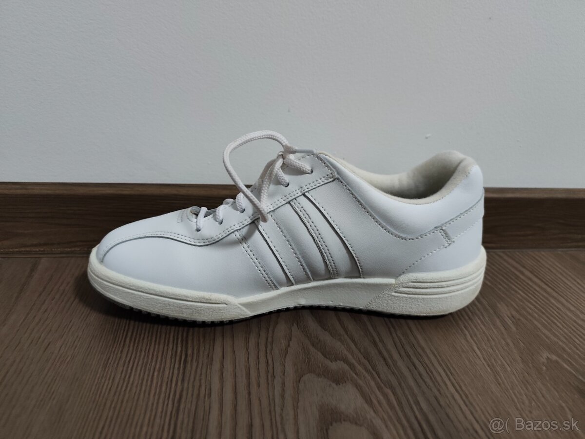 Prestige 42 - kožené biele topánky - 4