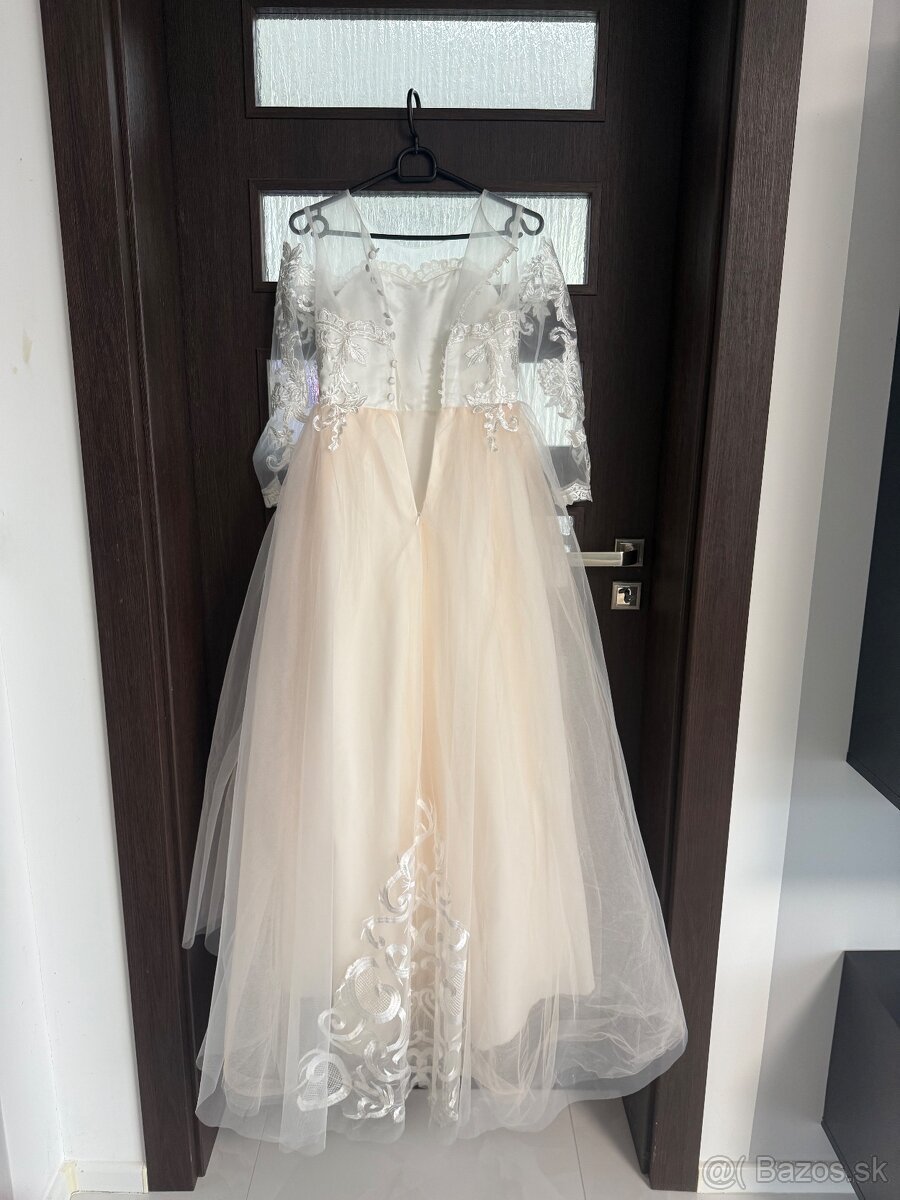 Dievčenské šaty na svadbu či prvé sväté prijimanie - 4